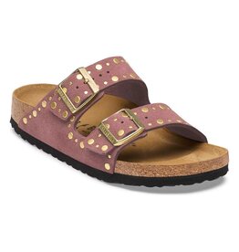 BIRKENSTOCK ARIZONA RIVETS SUEDE-PEPPER
