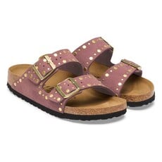 BIRKENSTOCK ARIZONA RIVETS SUEDE-PEPPER | BEND SHOE CO