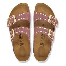 BIRKENSTOCK ARIZONA RIVETS SUEDE-PEPPER | BEND SHOE CO