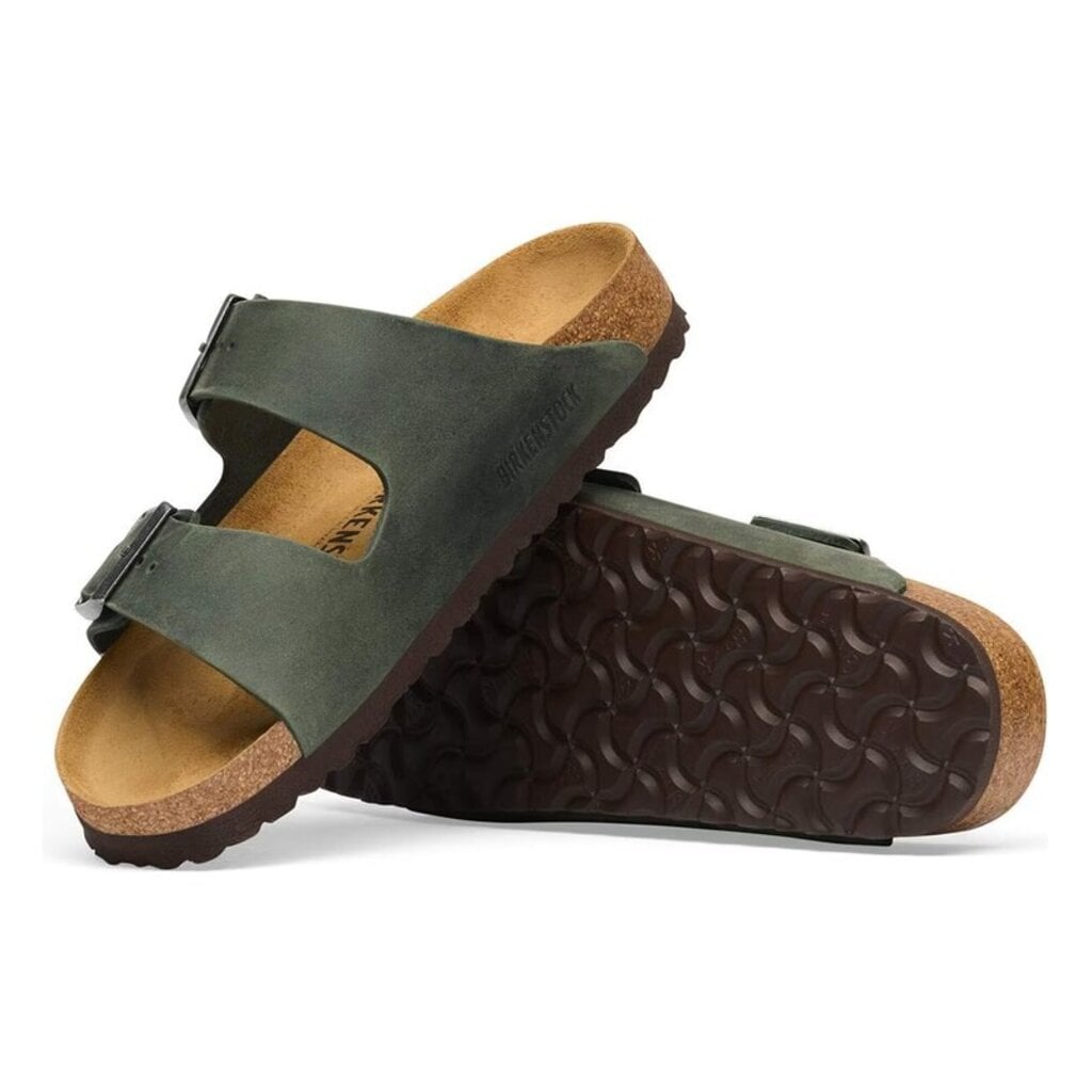 BIRKENSTOCK ARIZONA OILED LEATHER-THYME | BEND SHOE CO