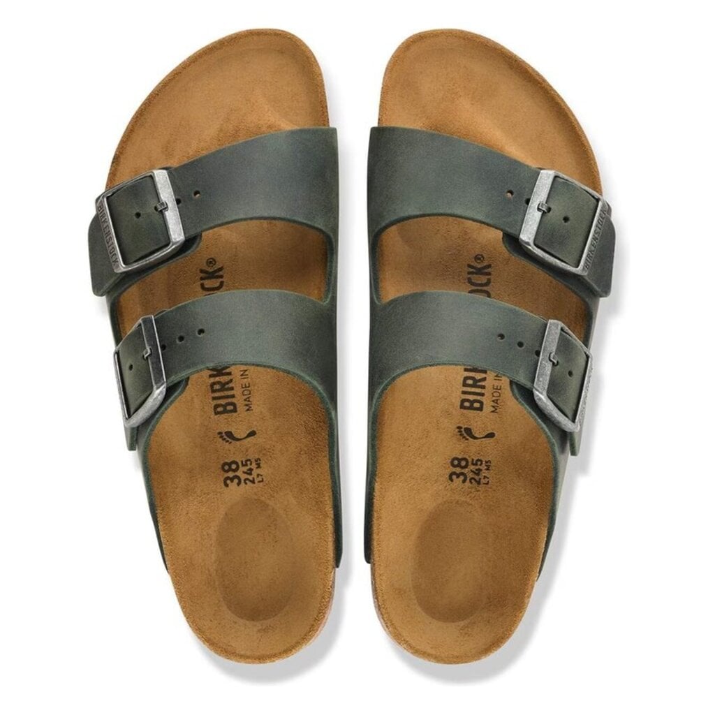 BIRKENSTOCK ARIZONA OILED LEATHER-THYME | BEND SHOE CO