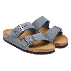 BIRKENSTOCK ARIZONA SUEDE-STONE BLUE | BEND SHOE CO