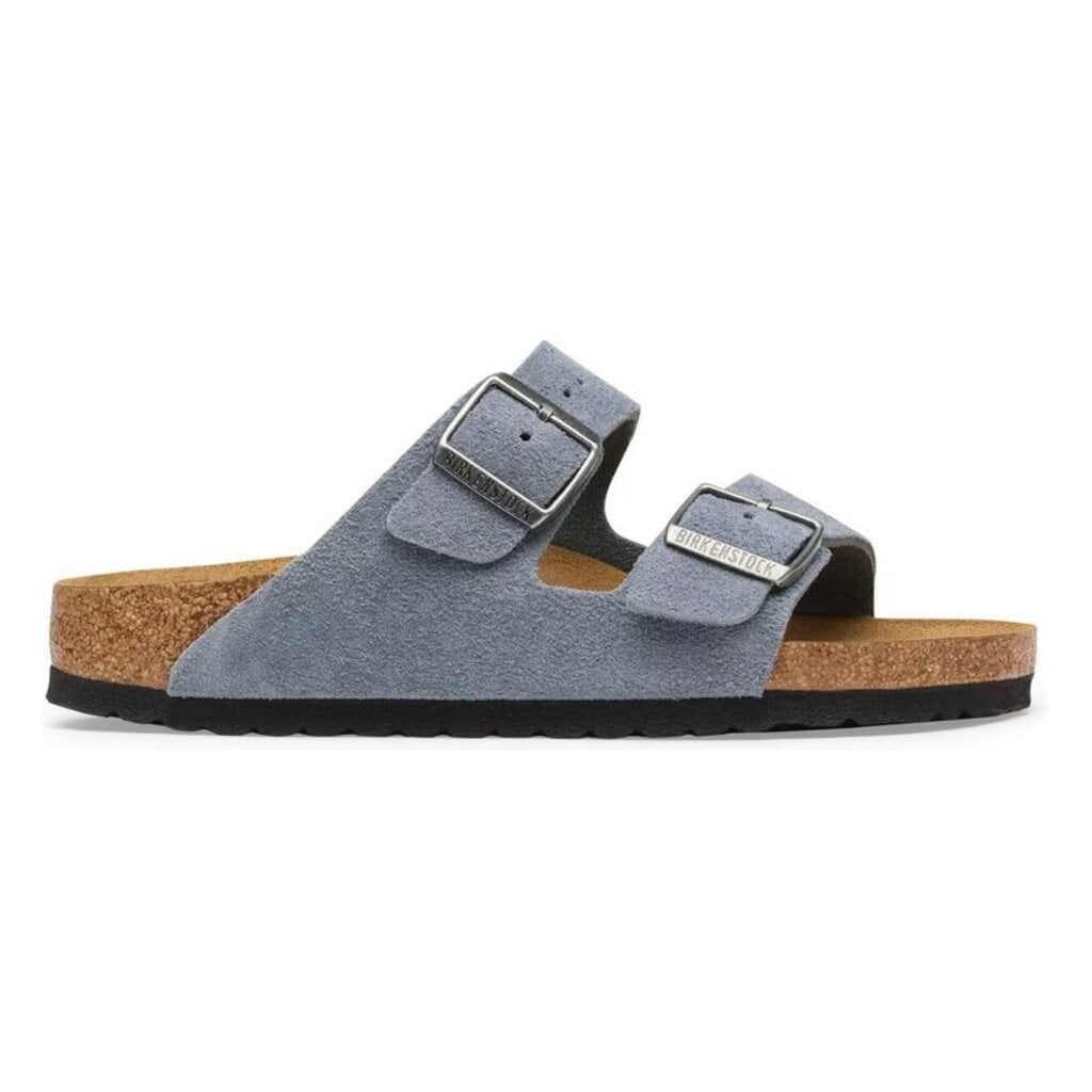BIRKENSTOCK ARIZONA SUEDE-STONE BLUE | BEND SHOE CO