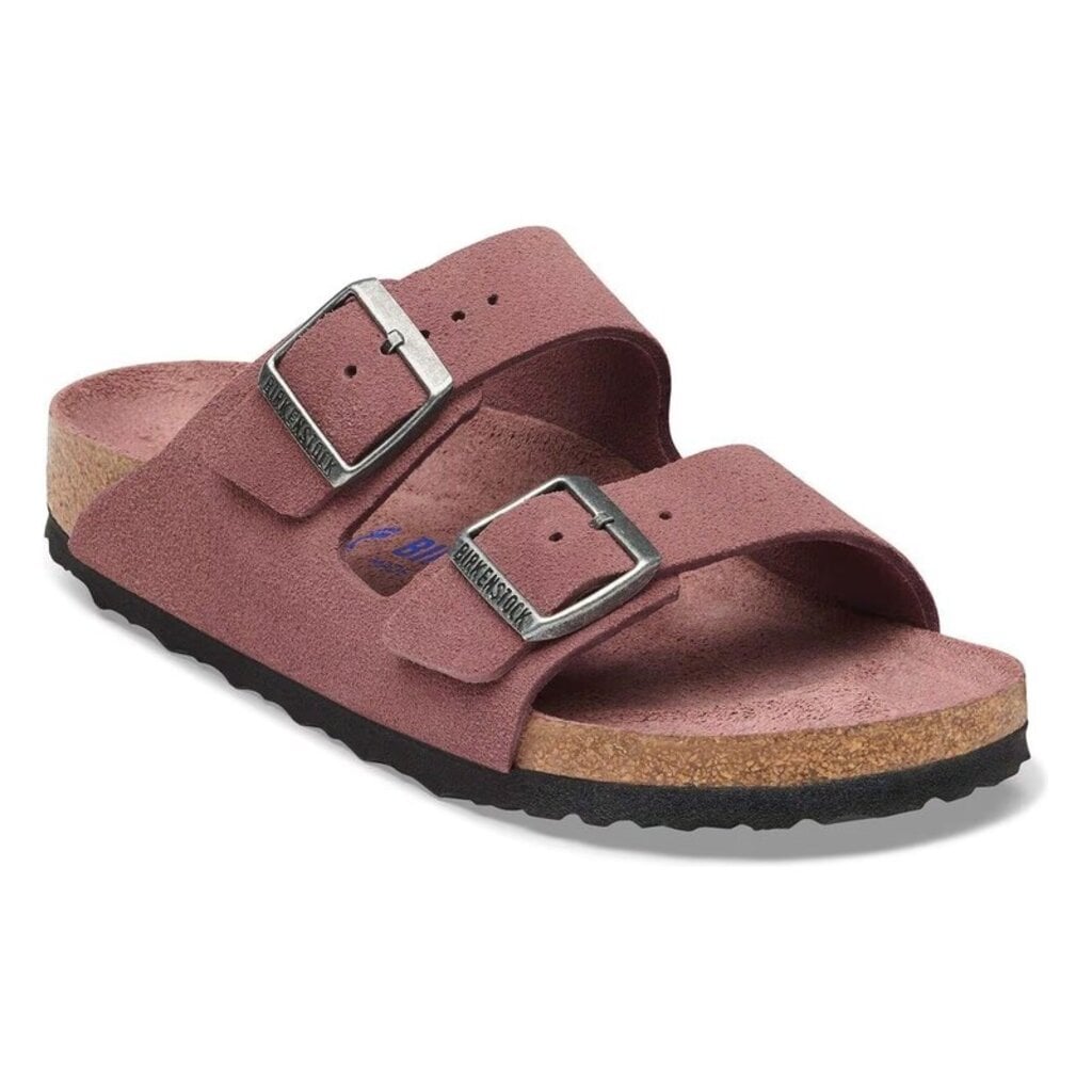 BIRKENSTOCK ARIZONA SOFT FOOTBED SUEDE-PEPPER | BEND SHOE CO