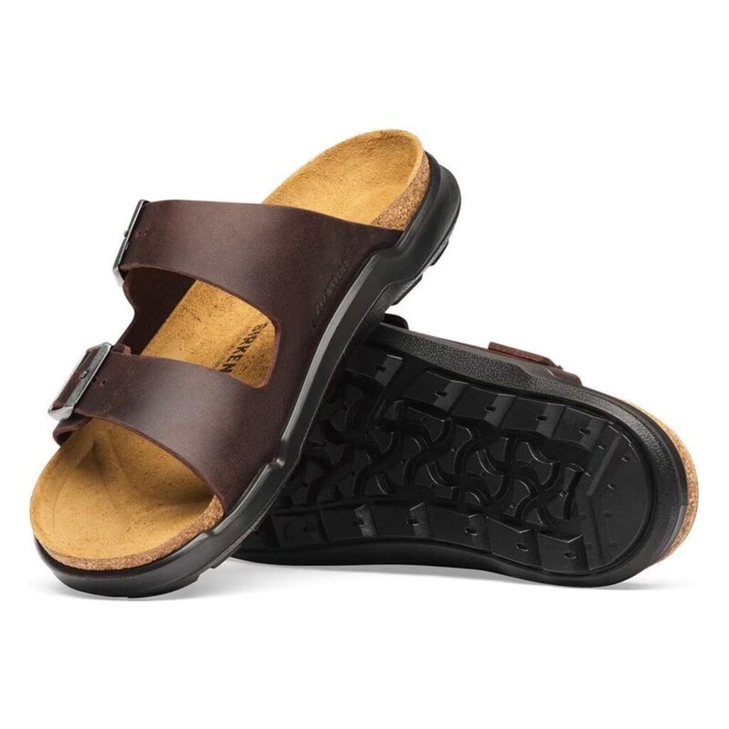 BIRKENSTOCK MEN'S ARIZONA CROSSTOWN OILED LEATHER-HABANA | BEND SHOE CO