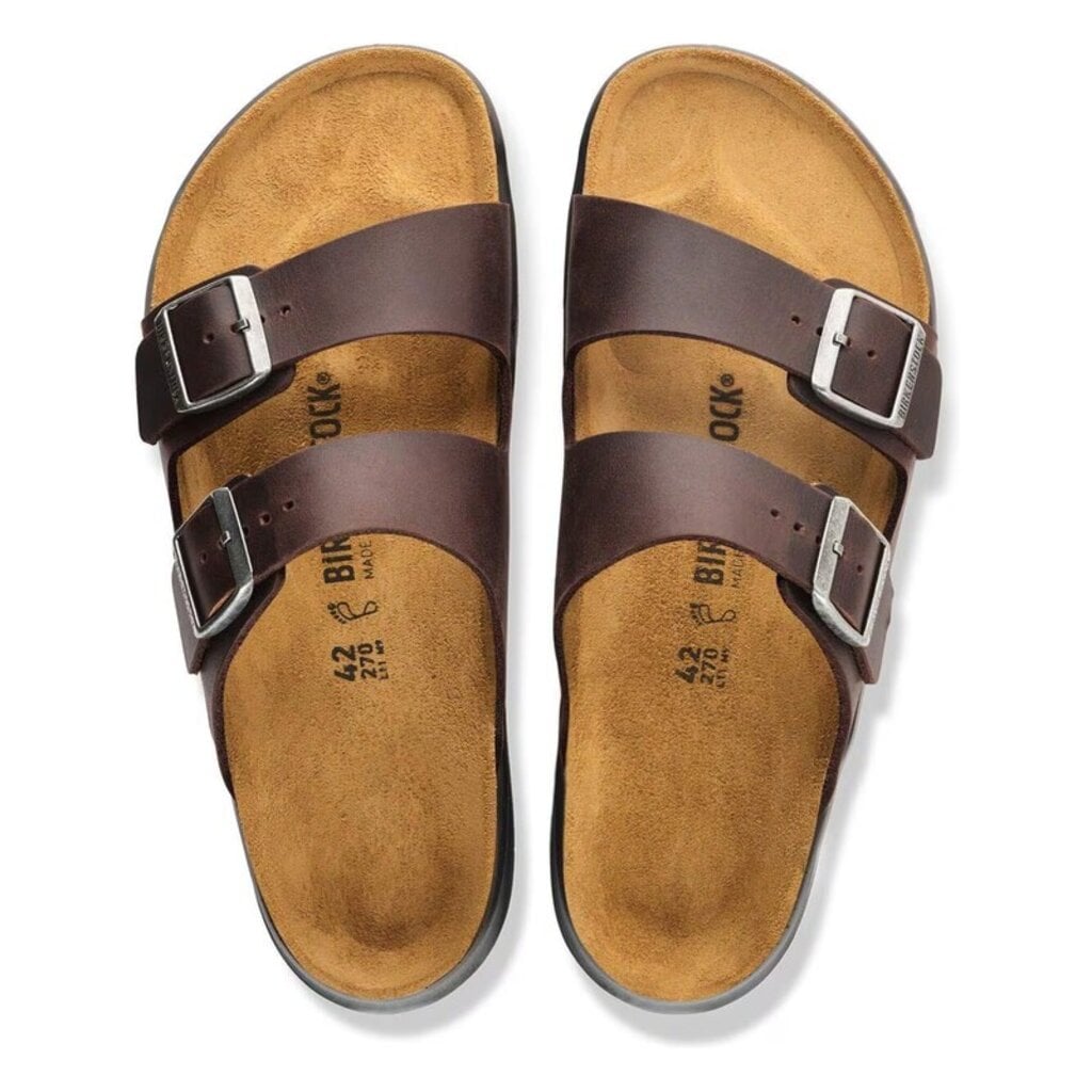 BIRKENSTOCK MEN'S ARIZONA CROSSTOWN OILED LEATHER-HABANA | BEND SHOE CO