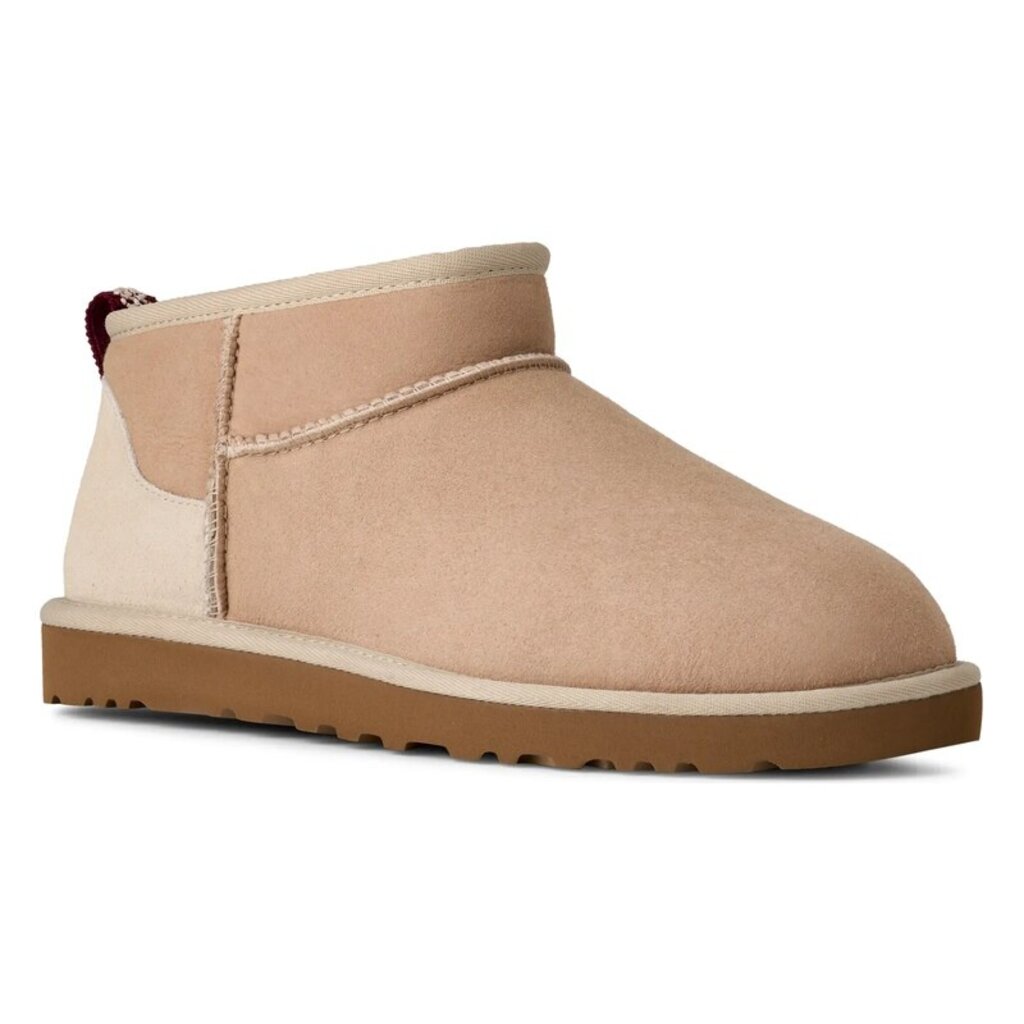 UGG MEN'S CLASSIC ULTRA MINI-DRIFTWOOD/BIKING RED | BEND SHOE CO
