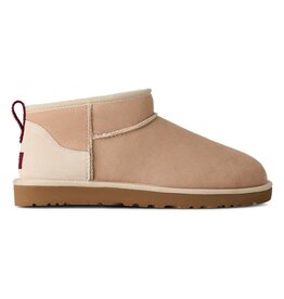 UGG MEN'S CLASSIC ULTRA MINI-DRIFTWOOD/BIKING RED