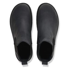 BIRKENSTOCK HIGHWOOD SLIP ON OILED LEATHER-BLACK | BEND SHOE CO