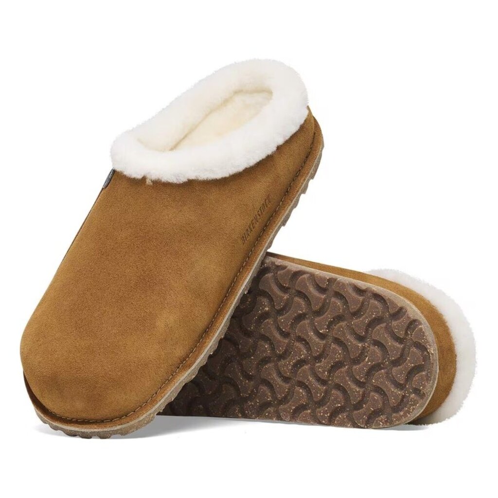 BIRKENSTOCK ZERMATT PREMIUM MINK SUEDE/NATURAL SHEARLING  | BEND SHOE CO