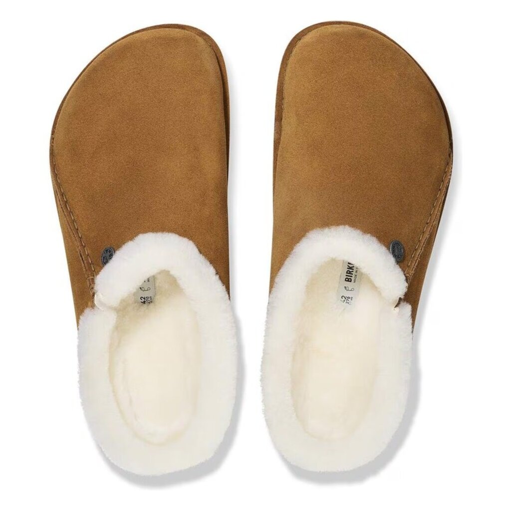 BIRKENSTOCK ZERMATT PREMIUM MINK SUEDE/NATURAL SHEARLING  | BEND SHOE CO