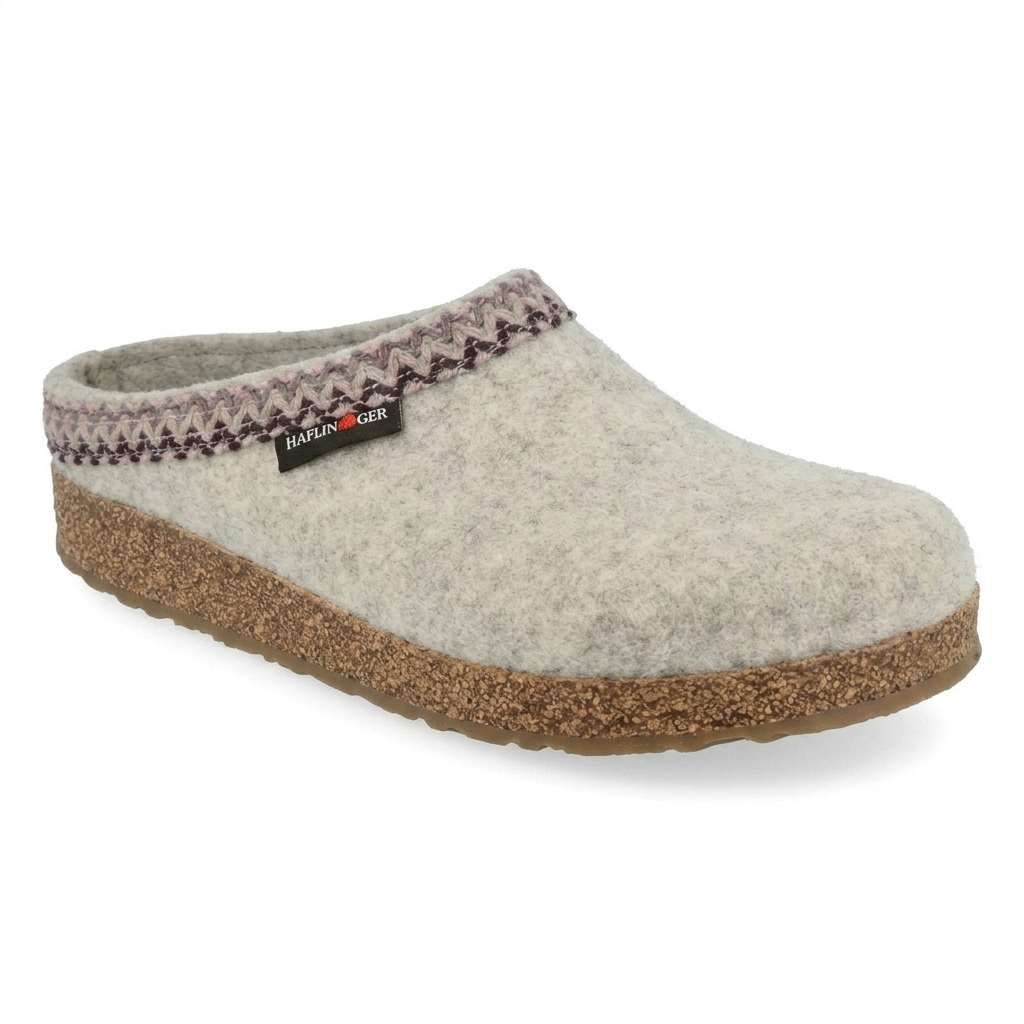 HAFLINGER WOMEN'S ZIG ZAG-SILVER GREY | BEND SHOE CO