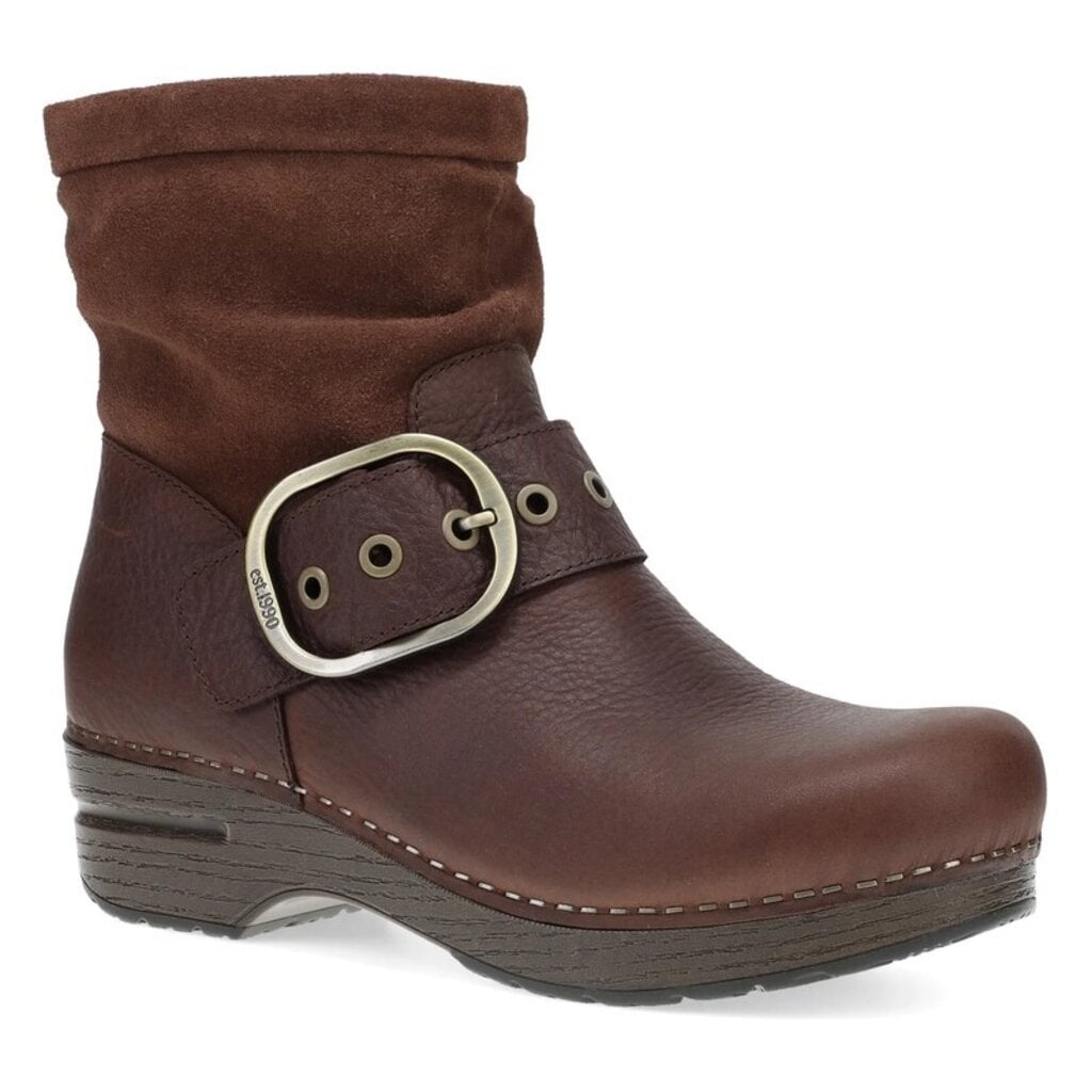 DANSKO WOMEN'S PEARSON BOOT-MAHOGANY | BEND SHOE CO