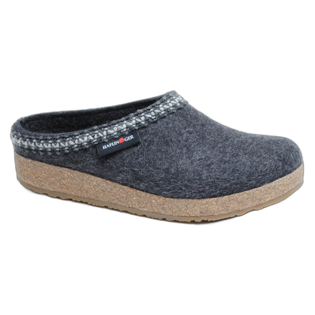 HAFLINGER ZIG ZAG-CHARCOAL | BEND SHOE CO