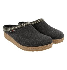 HAFLINGER ZIG ZAG-CHARCOAL