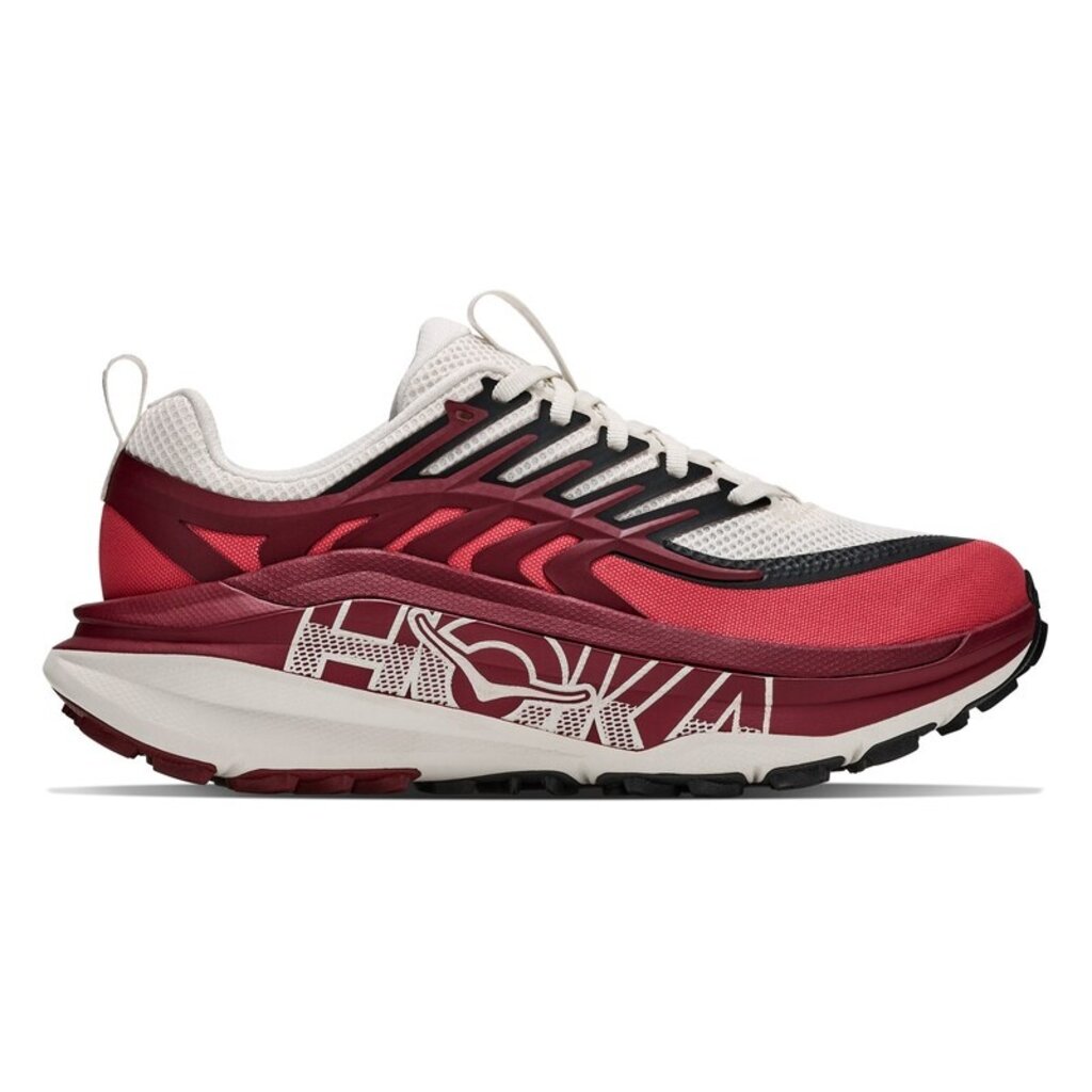 HOKA ONE ONE WOMEN'S STINSON 8-ALABASTER/VARSITY BURGUNDY