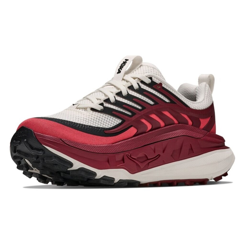 HOKA ONE ONE WOMEN'S STINSON 8-ALABASTER/VARSITY BURGUNDY