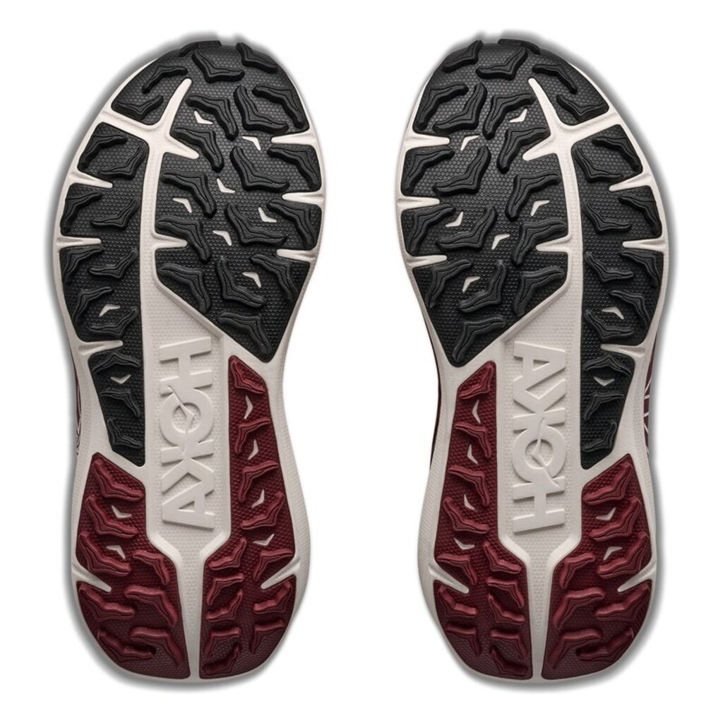 HOKA ONE ONE WOMEN'S STINSON 8-ALABASTER/VARSITY BURGUNDY