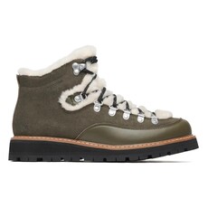 MERRELL WOMEN'S SUGARLOAF MID LACE COZY WATERPROOF-DARK MOSS | BEND SHOE CO