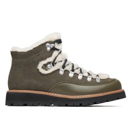 MERRELL WOMEN'S SUGARLOAF MID LACE COZY WATERPROOF-DARK MOSS