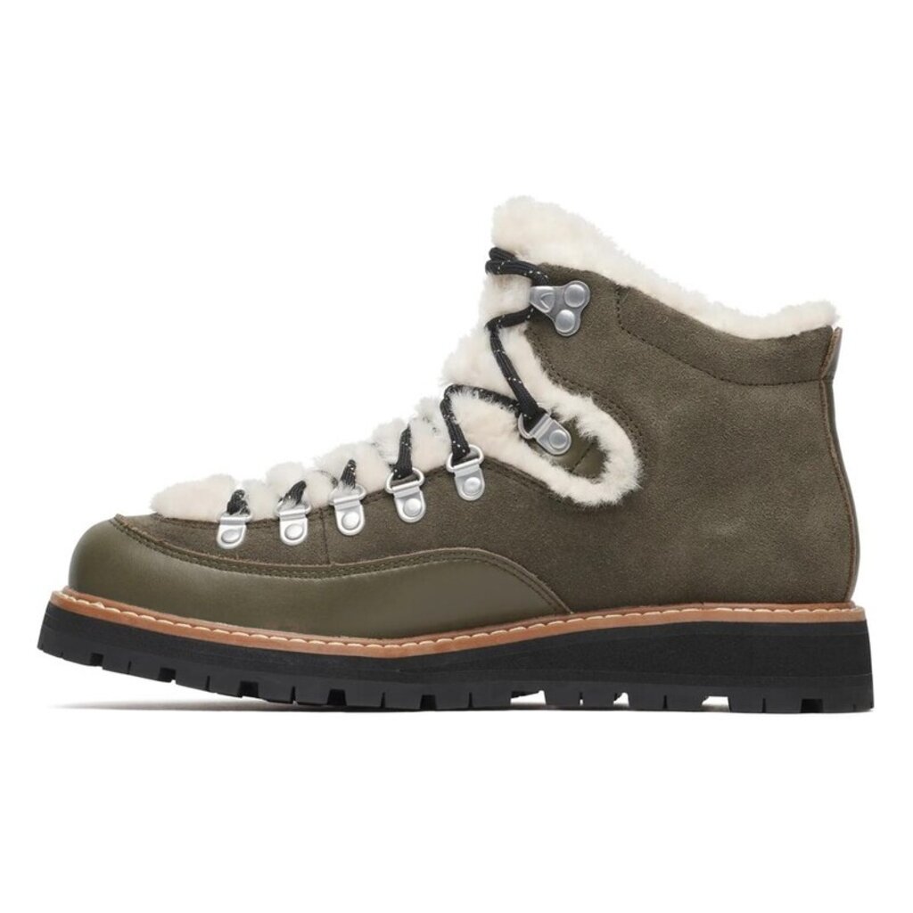 MERRELL WOMEN'S SUGARLOAF MID LACE COZY WATERPROOF-DARK MOSS | BEND SHOE CO