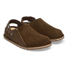 BIRKENSTOCK LUTRY SUEDE/NUBUCK SHEARLING-CARAFE | BEND SHOE CO
