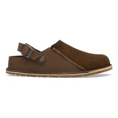 BIRKENSTOCK LUTRY SUEDE/NUBUCK SHEARLING-CARAFE | BEND SHOE CO