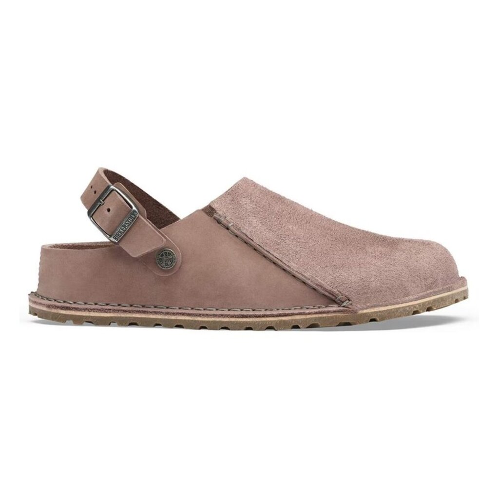 BIRKENSTOCK LUTRY SUEDE/NUBUCK SHEARLING-FADED PURPLE | BEND SHOE CO
