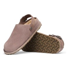 BIRKENSTOCK LUTRY SUEDE/NUBUCK SHEARLING-FADED PURPLE | BEND SHOE CO