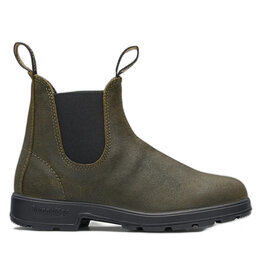 BLUNDSTONE ORIGINAL SUEDE CHELSEA BOOT-DARK OLIVE
