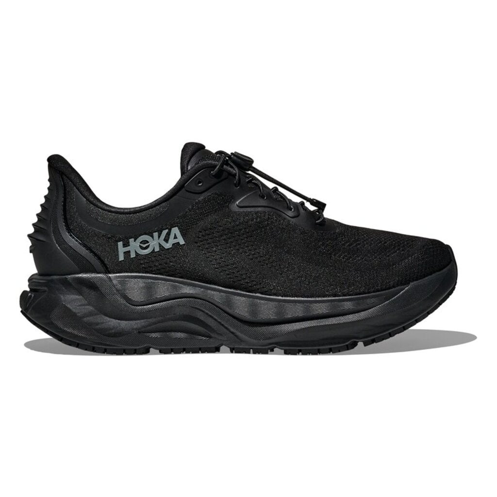 HOKA ONE ONE MEN'S ARAHI SLIP RESISTANT-BLACK/BLACK | BEND SHOE CO