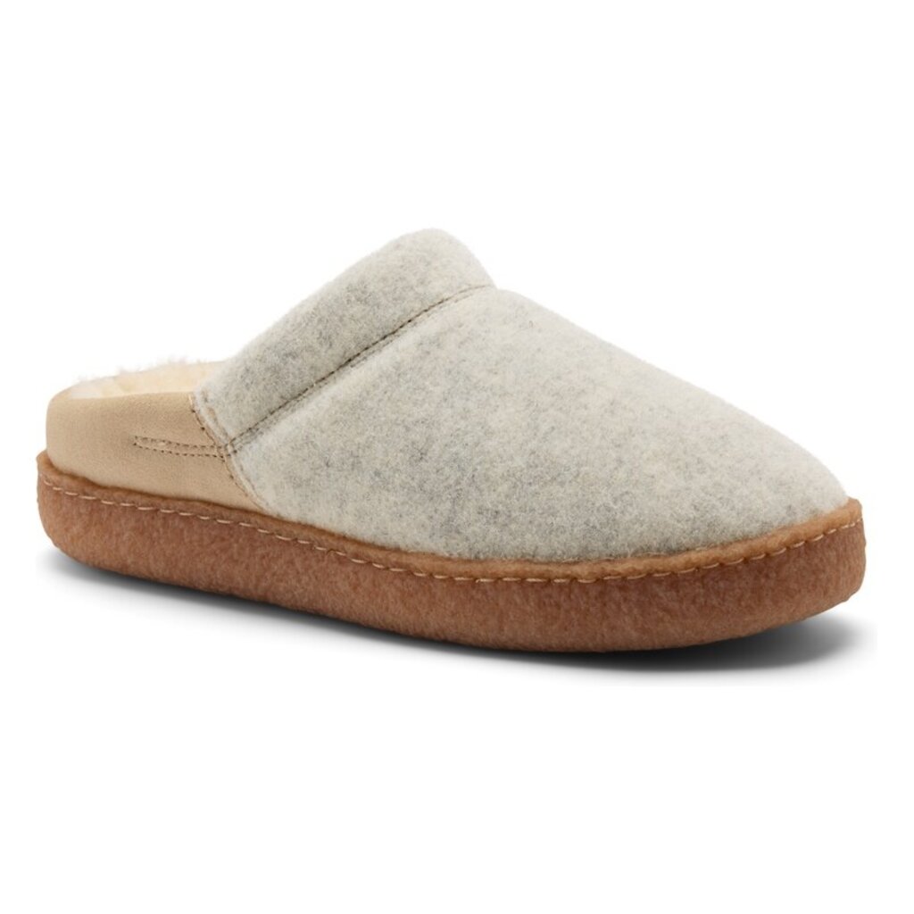 SOREL WOMEN'S NAKISKA III SCUFF-ANCIENT FOSSIL | BEND SHOE CO
