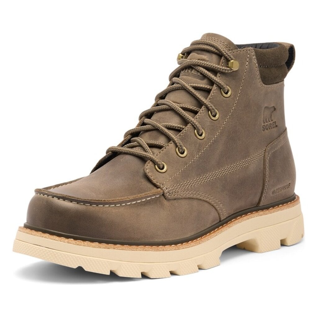 SOREL LARK-47 MOC TOE WATERPROOF-WET SAND/MAJOR | BEND SHOE CO