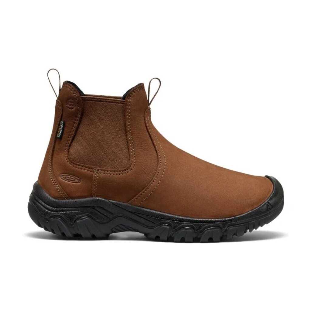 KEEN WOMEN'S GRETA CHELSEA II WATERPROOF BOOT-BISON/BLACK | BEND SHOE CO