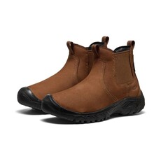 KEEN WOMEN'S GRETA CHELSEA II WATERPROOF BOOT-BISON/BLACK | BEND SHOE CO