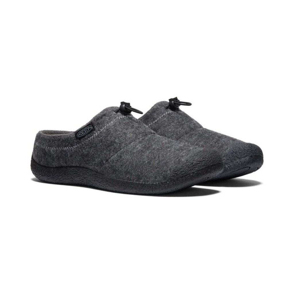KEEN MEN'S HOWSER III SLIDE-CHARCOAL GREY FELT/BLACK | BEND SHOE CO