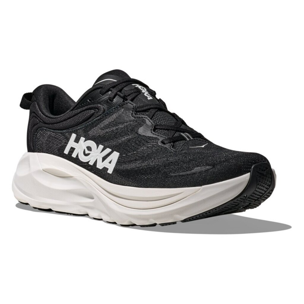 HOKA ONE ONE MEN'S GAVIOTA 6-BLACK/WHITE | BEND SHOE CO