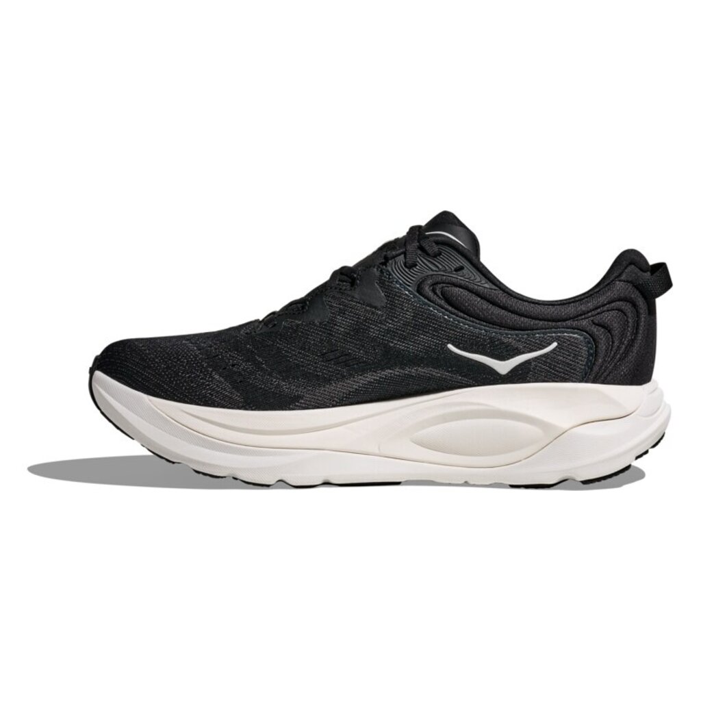 HOKA ONE ONE MEN'S GAVIOTA 6-BLACK/WHITE | BEND SHOE CO