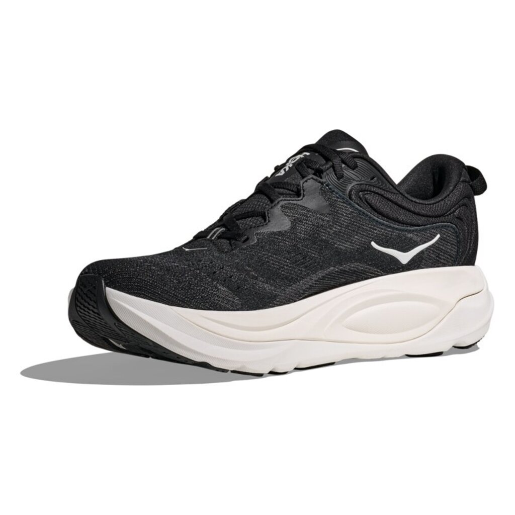 HOKA ONE ONE MEN'S GAVIOTA 6-BLACK/WHITE | BEND SHOE CO