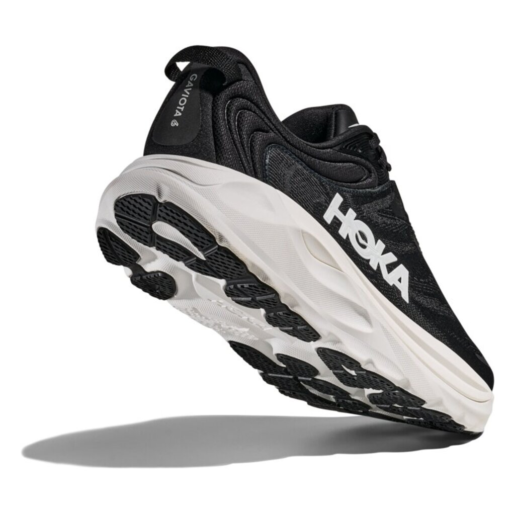 HOKA ONE ONE MEN'S GAVIOTA 6-BLACK/WHITE | BEND SHOE CO