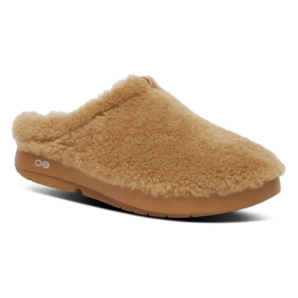 OOFOS WOMEN'S OOCOOZIE SHERPA-CAFE SPICE | BEND SHOE CO