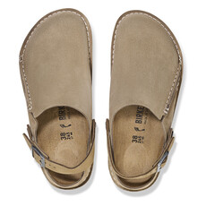 BIRKENSTOCK LUTRY SUEDE GRAY TAUPE | BEND SHOE CO