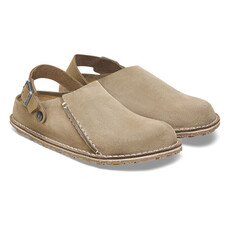 BIRKENSTOCK LUTRY SUEDE GRAY TAUPE | BEND SHOE CO