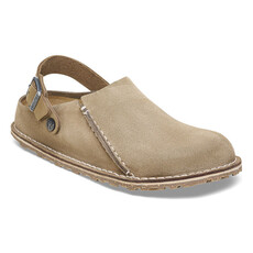 BIRKENSTOCK LUTRY SUEDE GRAY TAUPE | BEND SHOE CO