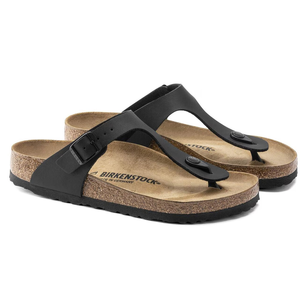 BIRKENSTOCK GIZEH BIRKO FLOR-BLACK