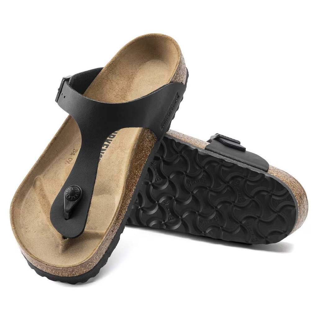 BIRKENSTOCK GIZEH BIRKO FLOR-BLACK