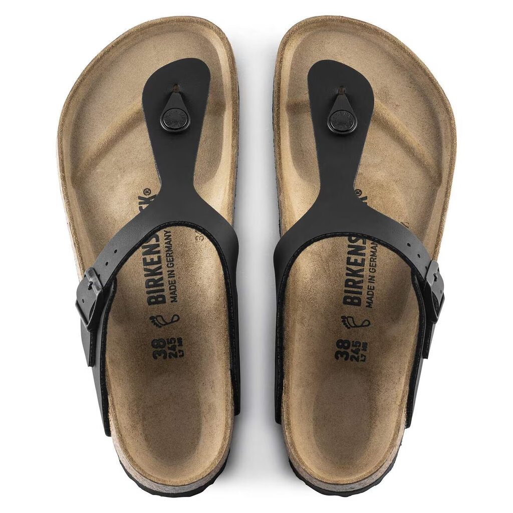 BIRKENSTOCK GIZEH BIRKO FLOR-BLACK
