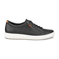ECCO WOMEN'S SOFT 7 SNEAKER-BLACK | BEND SHOE CO