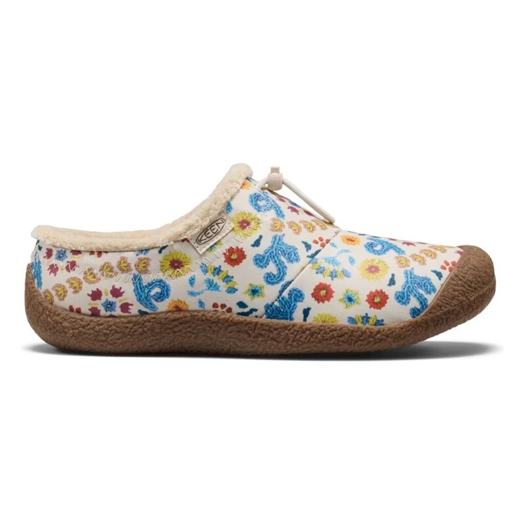 KEEN WOMEN'S HOWSER III SLIDE-EMB FLOWER/BIRCH | BEND SHOE CO