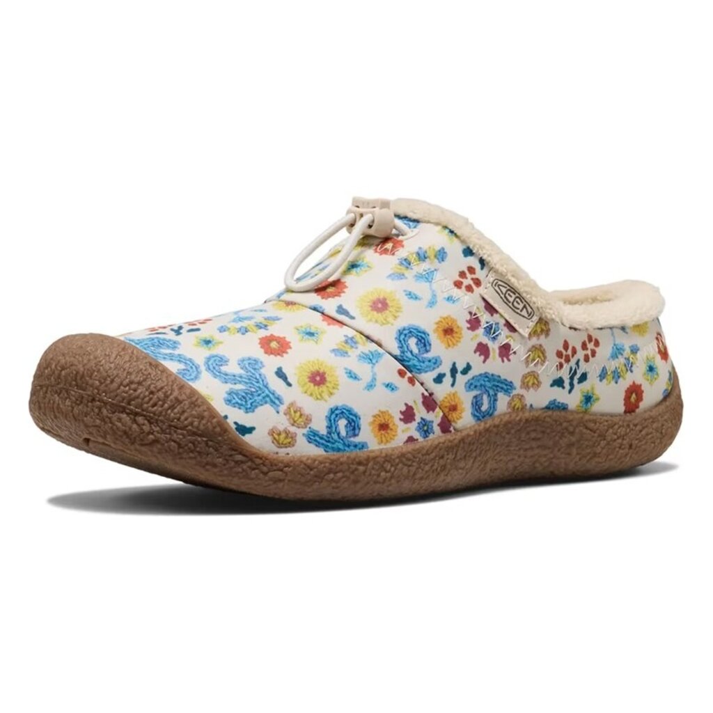 KEEN WOMEN'S HOWSER III SLIDE-EMB FLOWER/BIRCH | BEND SHOE CO